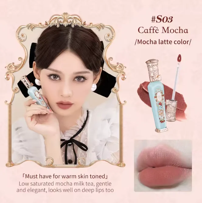 Flower Know Strawberry Rococo All-In One Gift Set Makeup Kit Full Professional Garden Mirror Blush Powder Lip Cream Flowerknows