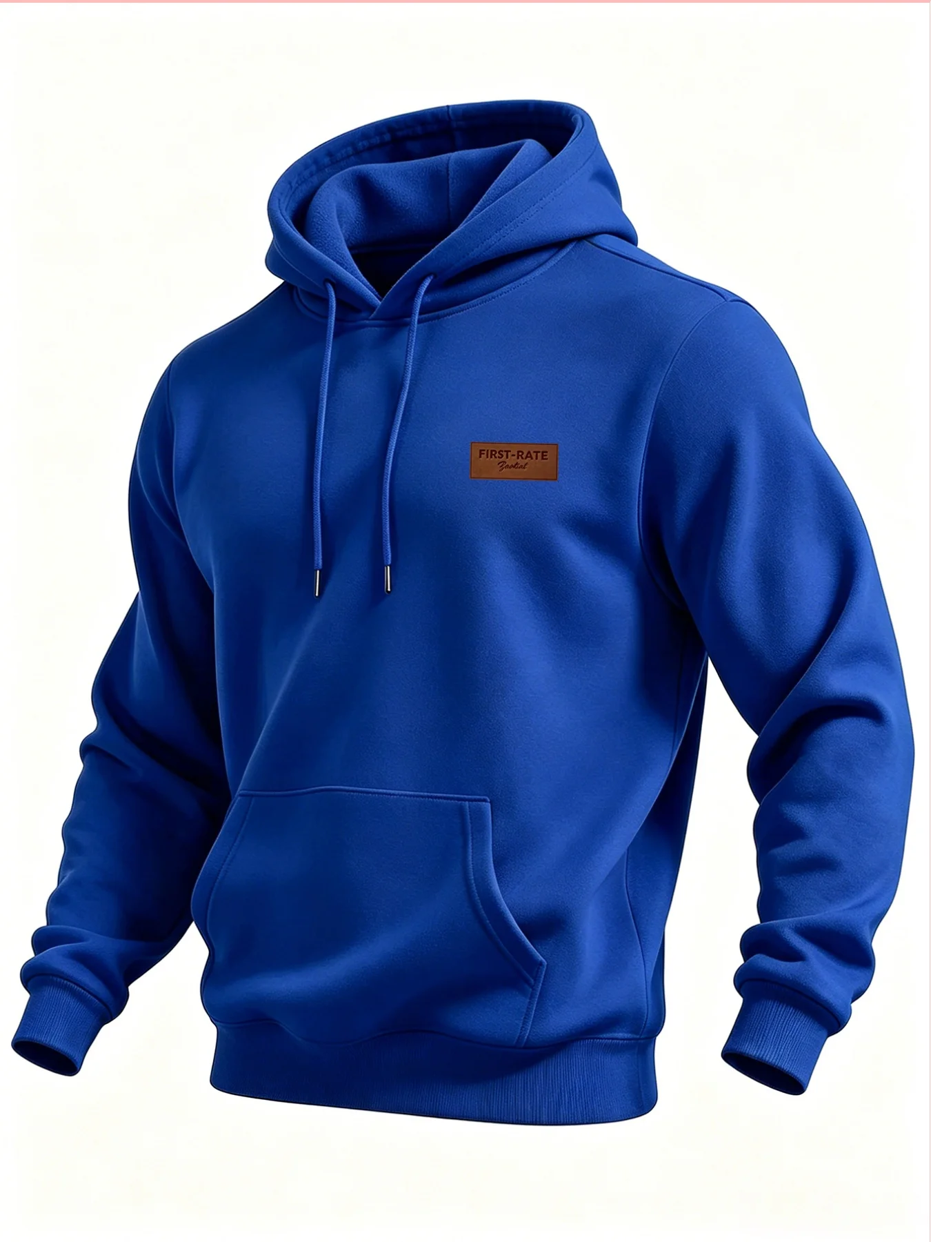 Men's Minimalist Hooded Sweatshirt with Drawstring – Premium Casual Long-Sleeve Style (Unisex for Autumn/Winter)