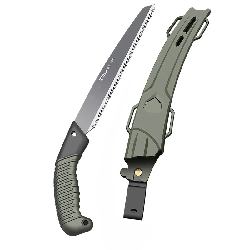 Outdoor camping, hand sawing, gardening, tree branch pruning, woodworking, manual cutting, SK5 sharp saw blade