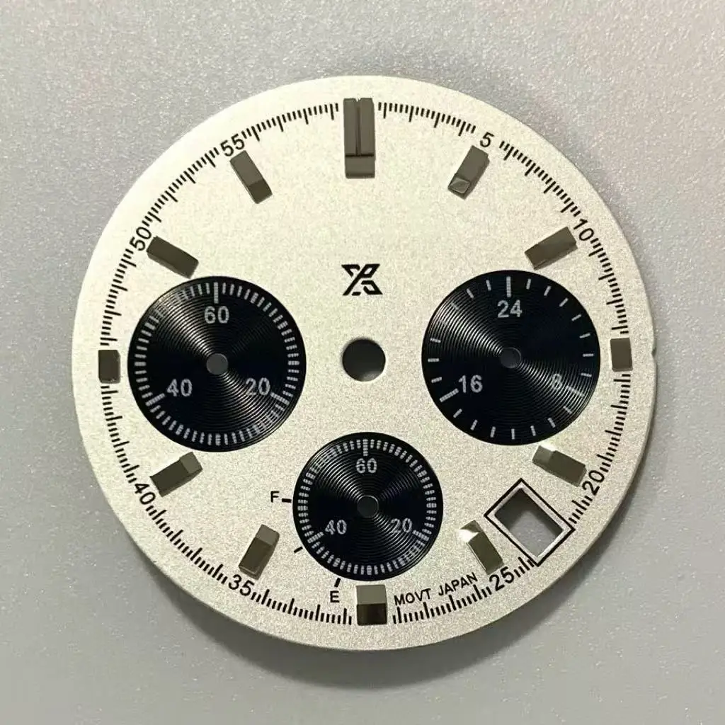 قرص تاريخ مضيء باللون الأخضر بشعار S مقاس 29.5 مم، مناسب لملحقات الساعة الأوتوماتيكية اليابانية VK36 ذات علامة على شكل حرف S. #2