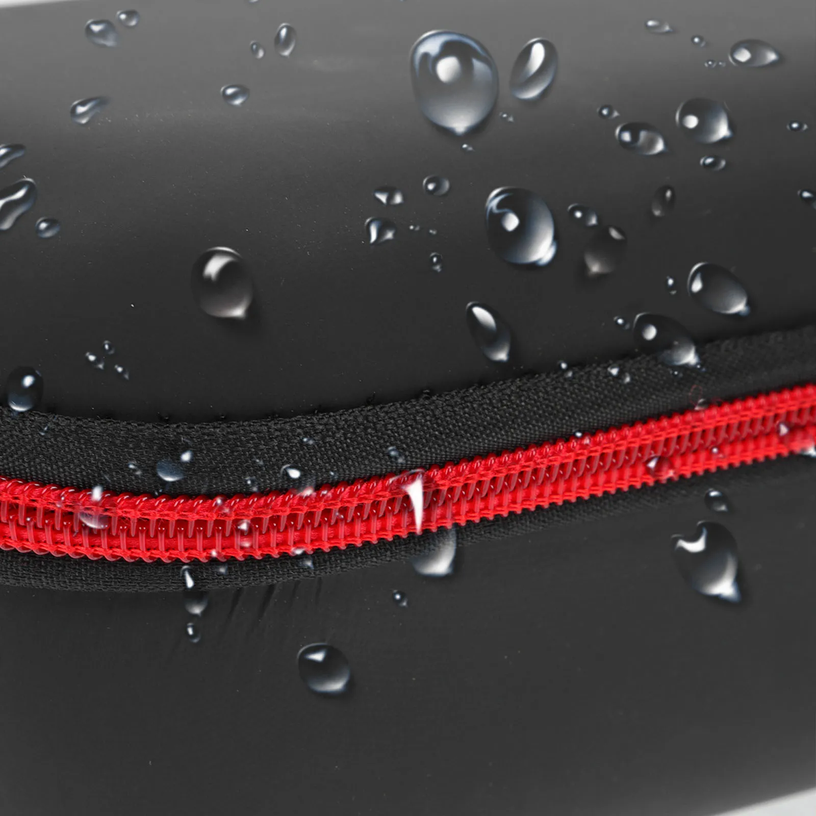 

Thickened PU Microphone Case Zipper Design Shockproof Waterproof Hard Bag for Mic Accessories Storage Travel Studio Use