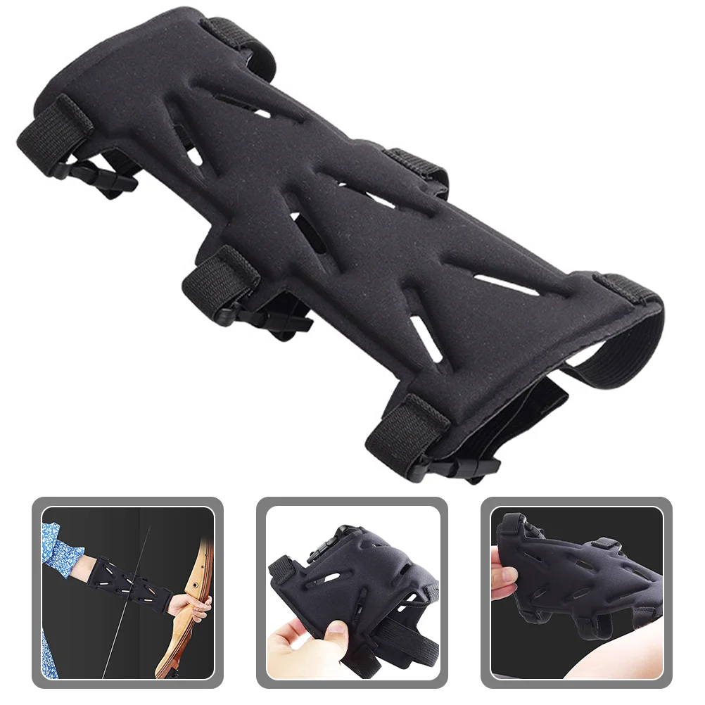 

Archery Arm Guard Bow Shooting Protector Armguard Guards Wrist Armguards Forearm Elastic Accessories Sleeve Band Tool