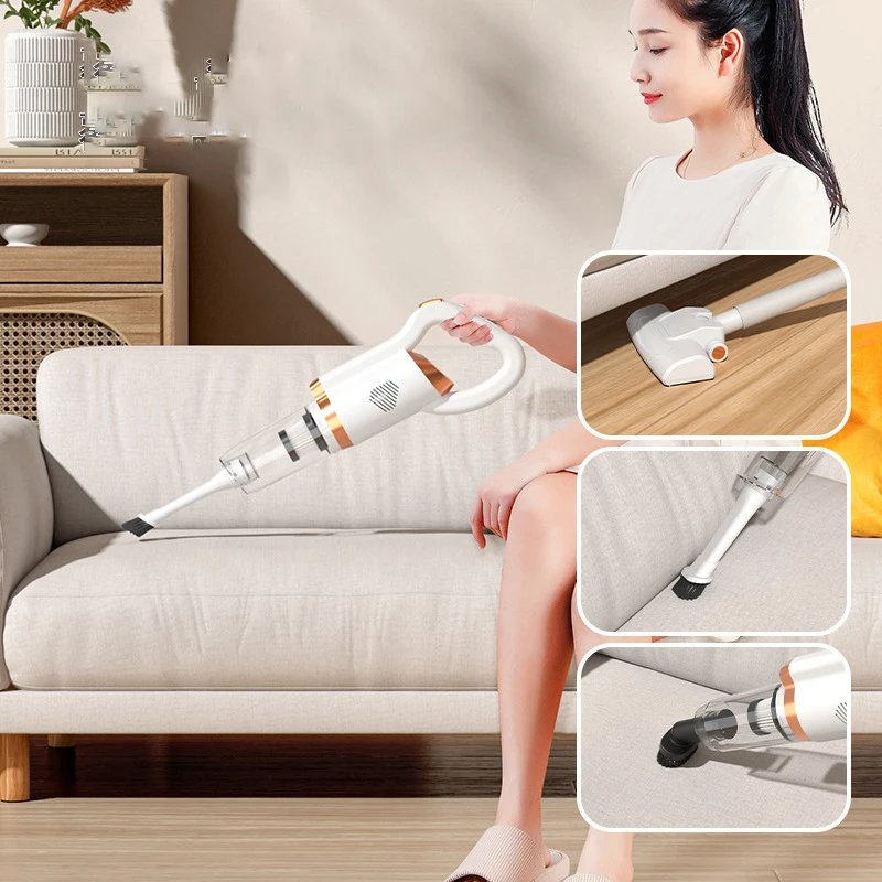 Wireless Portable Vacuum Cleaner Electric Broom 10000Pa Suction Triple Filter Pet Hair Home Vertical Rechargeable Vacuum Cleaner