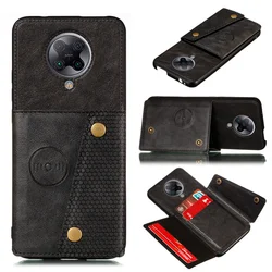 For Xiaomi Poco F2 Pro Case Car Magnetic Holder Multi Card Slot Wallet Leather Phone Case for Poxo Poko Little F2 Pro PocoF2 Pro