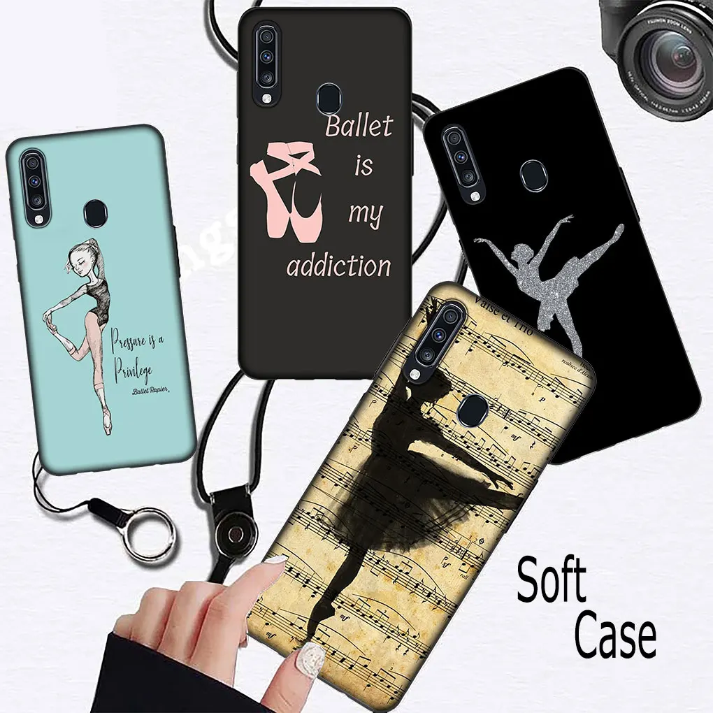 Dance Ballerina Ballet Dancing Casing for Samsung Galaxy S21 S20 Fe S23 S22 Ultra S8 Plus A12 A13 A21S A71 S7 Phone Cover Case