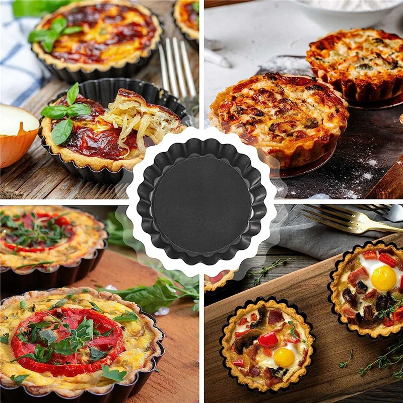 F-Tタルトパン ノンスティック 取り外し可能な底 カーボン - Tart Pan Loose のレビューと価格