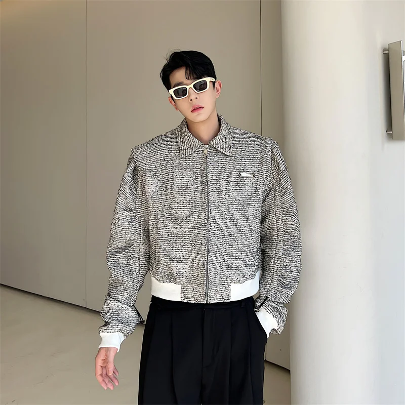 

Мужская повседневная куртка свободного кроя, модная, универсальная, осенне-весенняя, из полиэстера, однотонная, молодежная, на одной пуговице