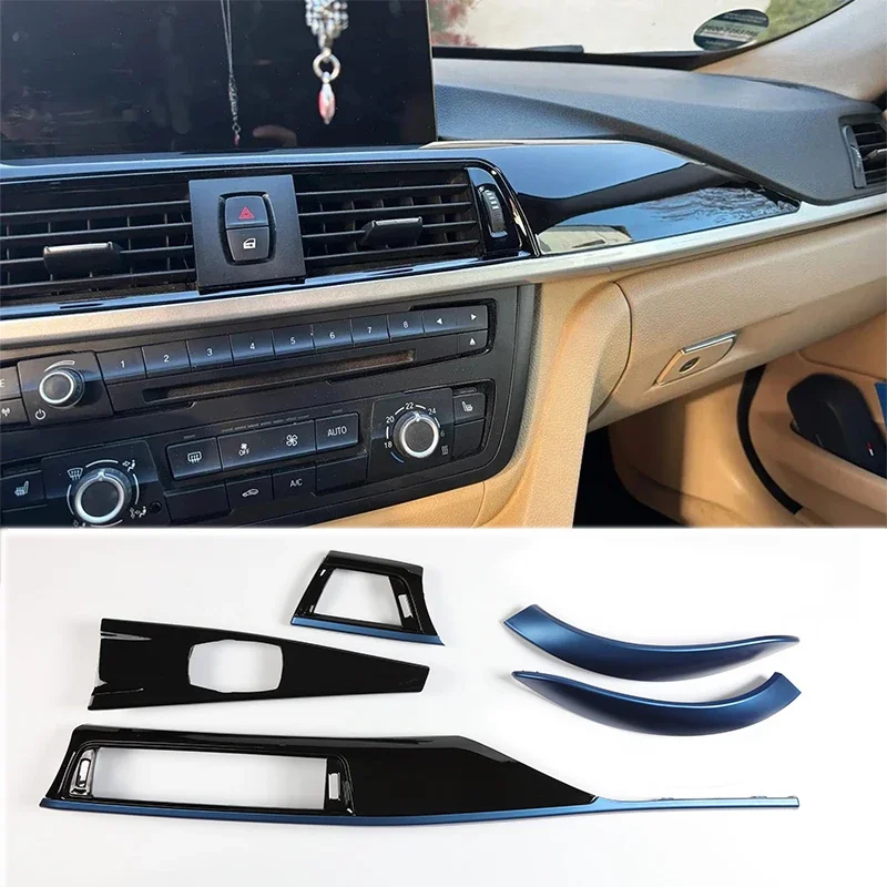 3 4 series 3GT F30 F31 F32 F34 F36 Replacement BMW Car Interior Trims Dashboard Door Cover 5-piece set