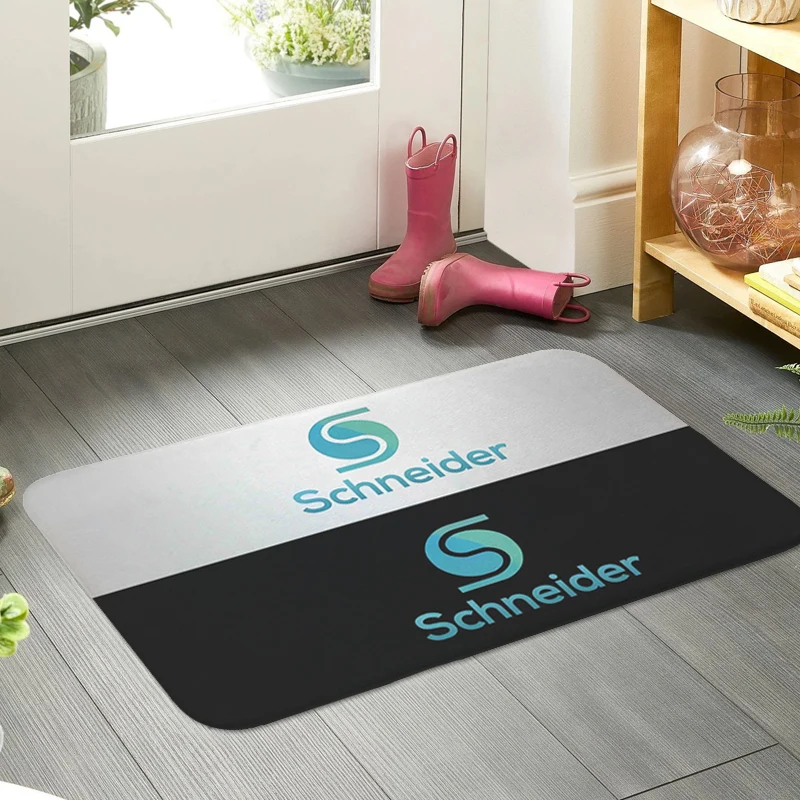 Bathroom Foot Mat Non-slip T-Schneider Hallway Balcony Corridor Carpet Kitchen Bedroom Rug Soft Entrance Door Doormat Home