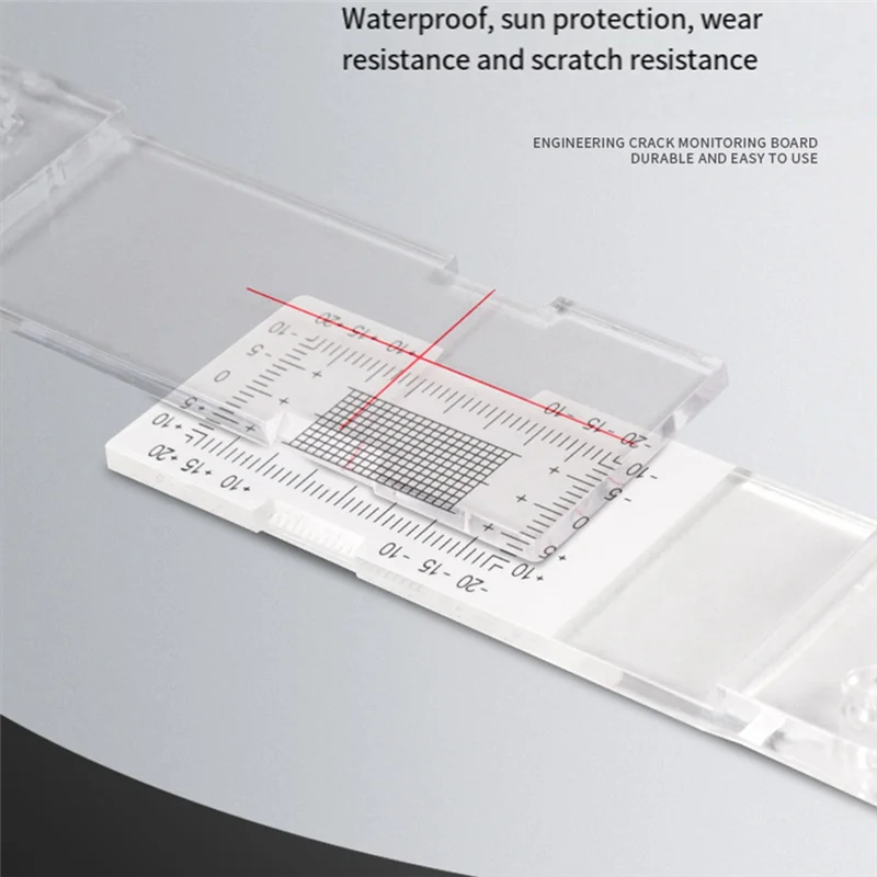 Miernik grubości AB34, 4 szt. Rejestrowanie spękań, standardowy monitor spękań do spękań standardowych i narożnych.