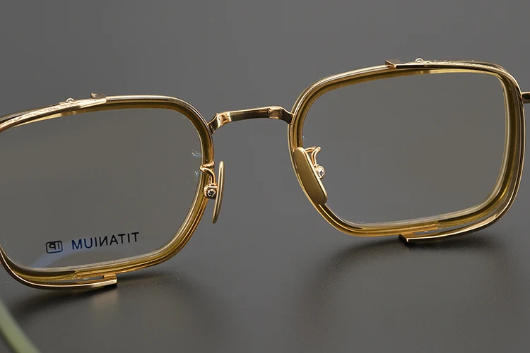 Titan Schildkröte Lesebrille Männlich Handgemachte Schmale Brillen Rahmen Anti Blaues Licht Gläser +1,0 1,5 1,75 2,0 – Detail 8