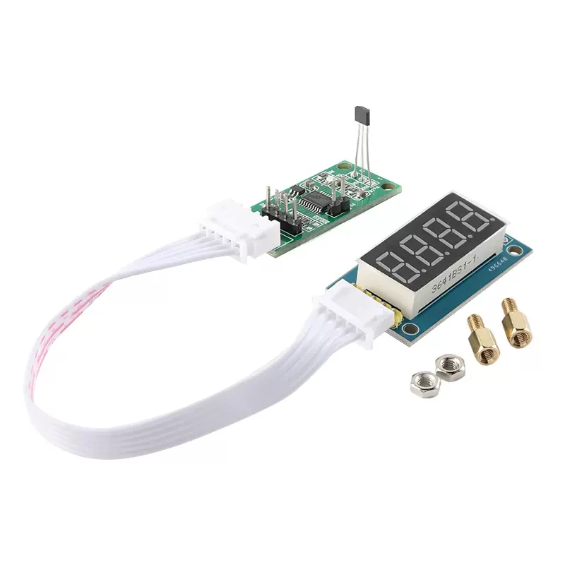 Hall Sensor Module Digital Display Magnetic Field Sensitivity Detection Module Bare Board ModbusAT Protocol