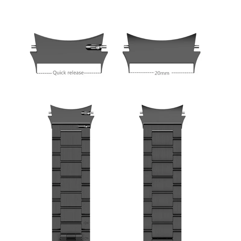 Horloge Band Connector Voor Samsung Galaxy Horloge 5/4 40Mm 44Mm Roestvrij Staal Adapter Voor Samsung Galaxy Watch 4 Classic 42Mm 46Mm