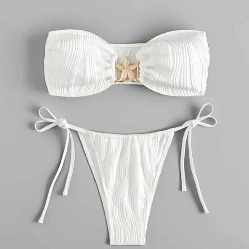 

Sexy Bikinis 2025 Women's Swimwear Female Swimsuit For Swimming Wear Bathing Suits Brazilian Bikini Set Beachwear Pool Bather