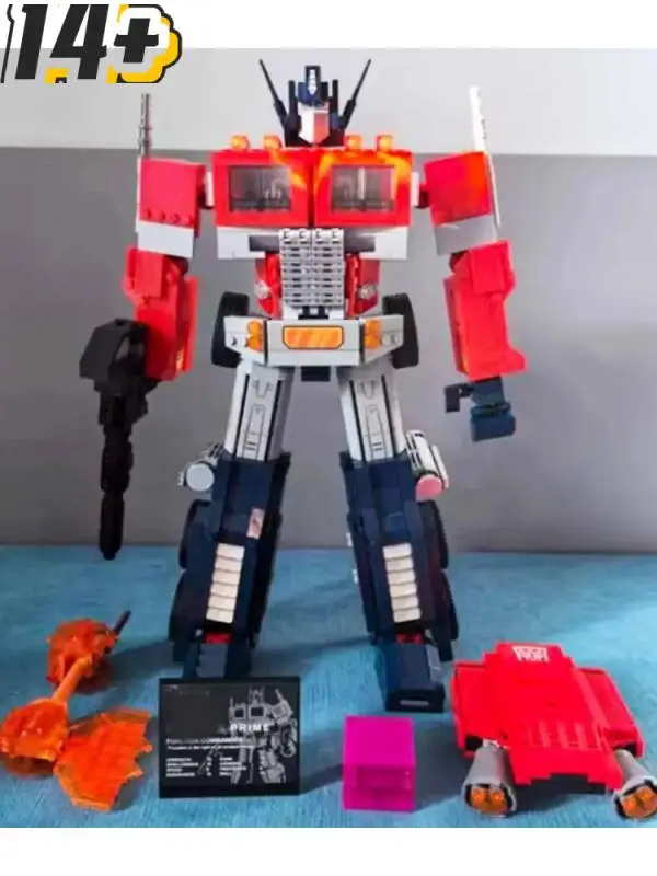 جديد 2025 1508 قطعة ألعاب سيارات روبوت أوبتيموس برايم كتل 10302 شاحنة تحول أوتوبوت تشوه أفلام هدية للأطفال