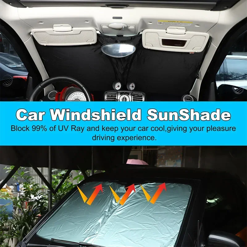 

For Mercedes Benz A-Class A200 2023 Car Front Windshield Sun Protection Parasol Silver Tape Car Accessories 1 Pcs