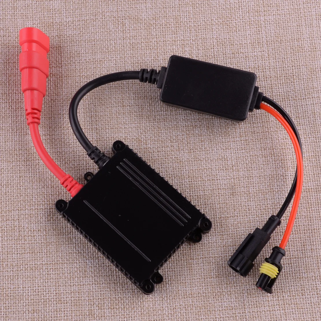 

Car Ultra Slim Digital HID Xenon Ballast Conversion Kit Black Fit for Universal DC12V 55W