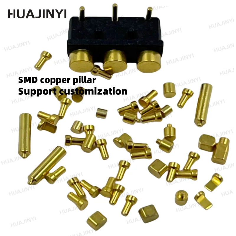 SMT Copper Pillar Charging Conductive Needle PCB Welding Copper Contact Positioning Cylindrical Pin Solid Thimble