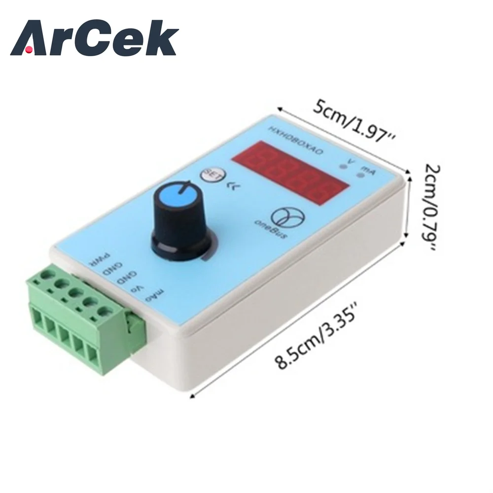 Handheld 0-10V/2-10V 0-20mA/4-20mA Signal Generator Adjustable Current Voltage Analog Simulator Signal Sources Output 24V