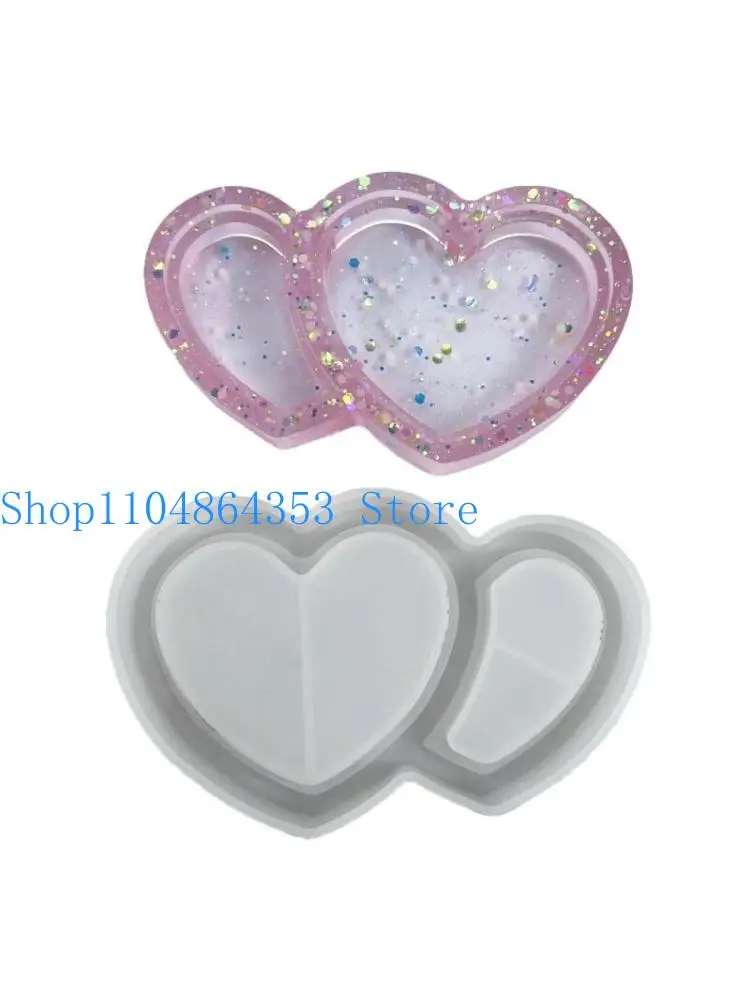 652f stars/love heart tray uv epoxy resin mould Quicks and tray transing tool