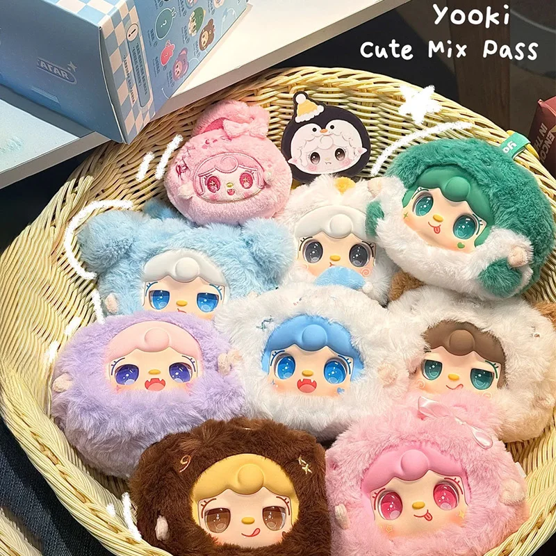 

Yooki 1-го поколения слепая коробка "Милый Muddle Through" серия плюшевые игрушки виниловая кукла плюшевая игрушка брелок для детей, подарок на день рождения для друзей