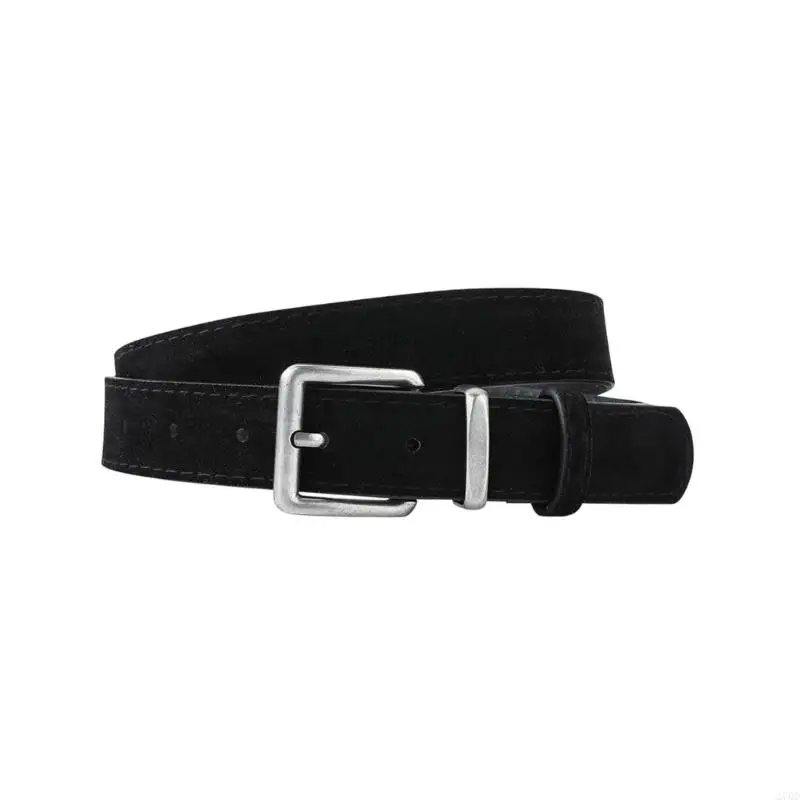 Suedes Belt Pin Buckles for Women Soft Construction Practical Finish Waist Belt