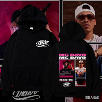 Rapper Mc Davo Album Tour 2025 Graphics Hoodies Men Women Harajuku Fashion Vintage Hoodie Oversized Long Sleeve Sweatshirt Tops