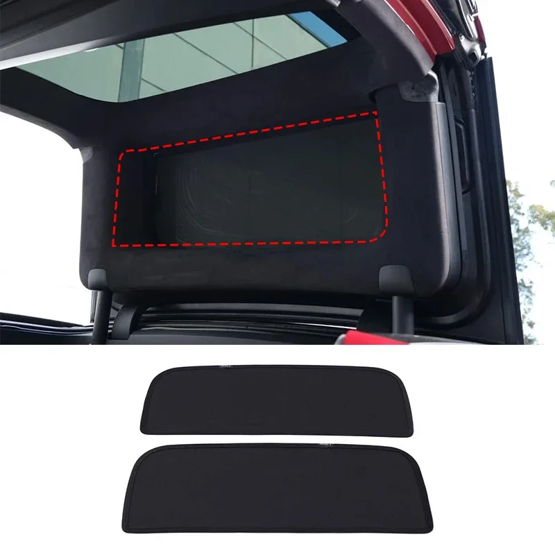 UV Rays Protection Accessories For Tesla Model X 2015-2025 Falcon Wing Door Sun Shade Net Sunroof Sunshade Visors