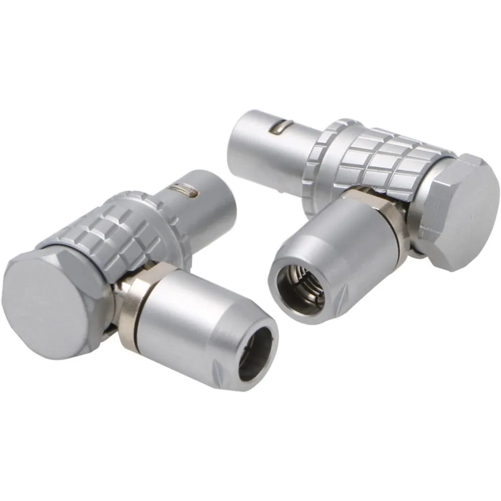 Z-CAM-E2 Right-Angle 4-Pin Plug FLA-0S-304 Compatible Connector for Trinity| Z CAM-E2 Camera Power-Cable 2pcs Alvin’s Cables