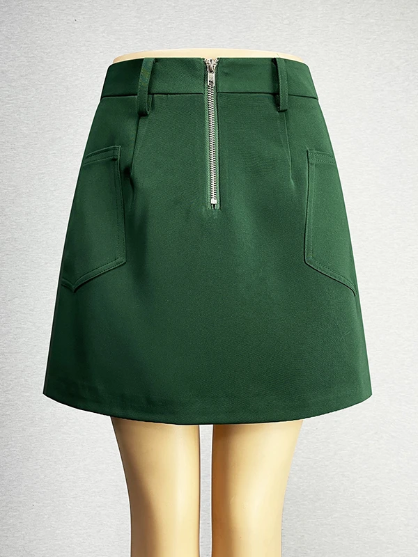 

Цвет красного вина, молния спереди, высокая талия, женская сексуальная универсальная юбка трапециевидной формы, полиэфирная ткань, облегающая посадка