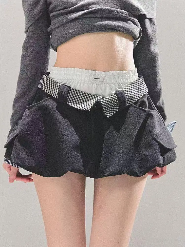 2026 Summer Women High Waist Irregular Hem Skirt Casual Streetwear Loose Fashion All Match Midi Skirt Trendy Street Style