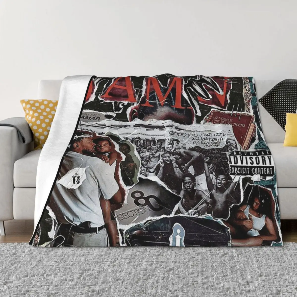

The Damn Collage Album Throw Blanket Warm Sleeping Bag For Baby blankets ands Blankets