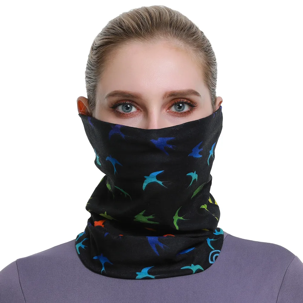 2024 Fashion Light Color Camouflage Face Bandana For Men Women Multifunctional Neck Scarf Bicycle Balaclava Cycling Face Mask