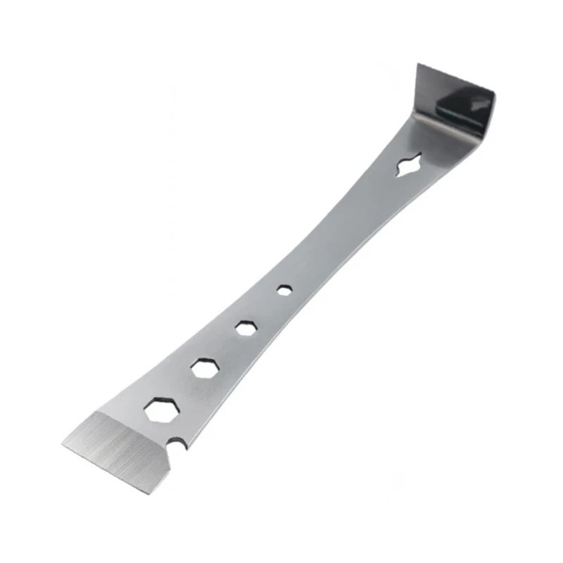 

Ergonomic Stainless Steel Scraper Pry Tool Beekeeping Car Repair Woodcraft Use