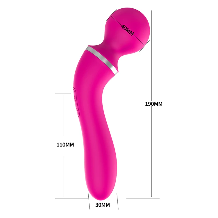 10-frequentie Dual-Motorische Vrouwelijke Masturbatie Av Wand Krachtige Vibrador Herkenbare 4-In-1 Wand Massager