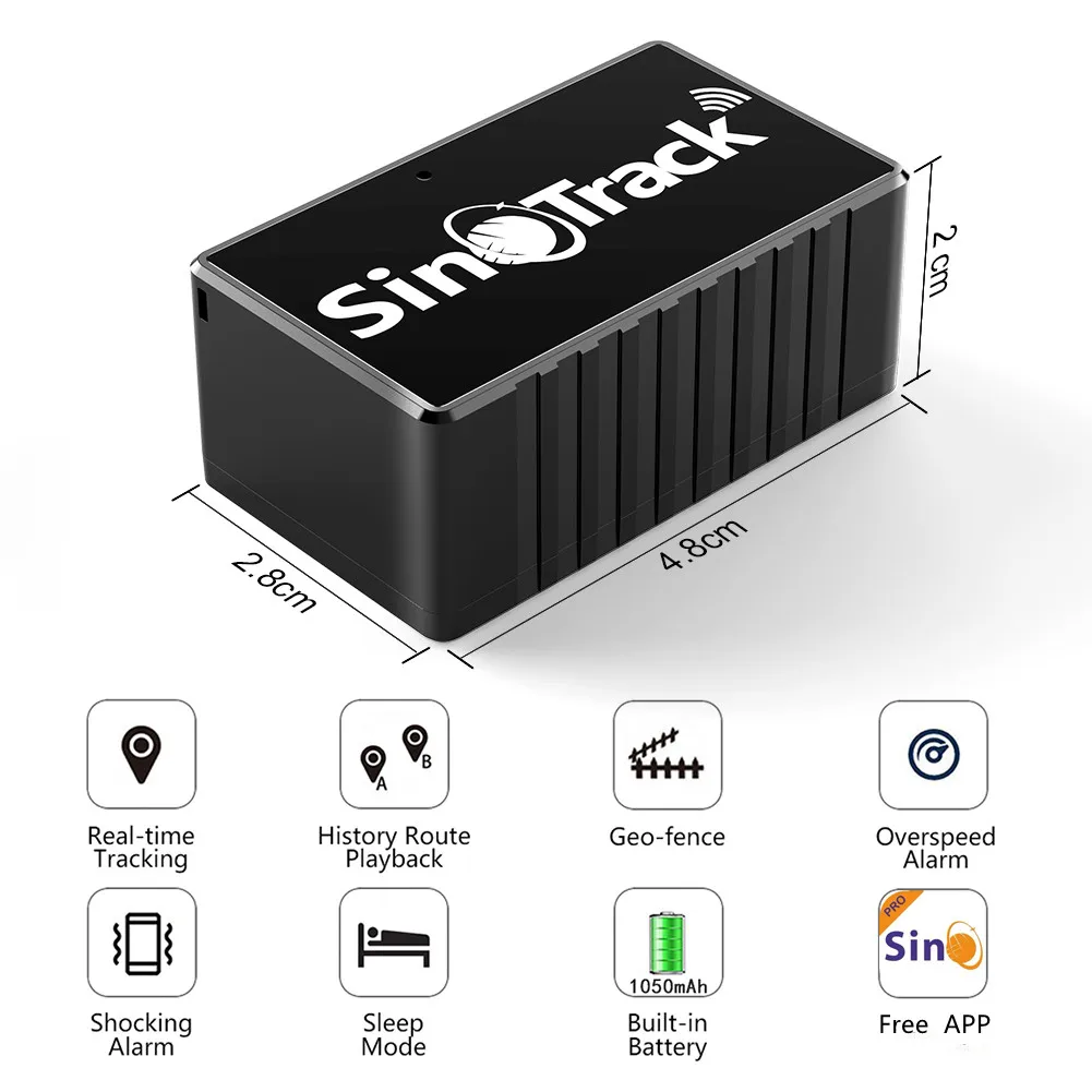 Mini Builtin Battery GPS tracker ST-903 for Car Kids Personal Pet track device with free online tracking APP