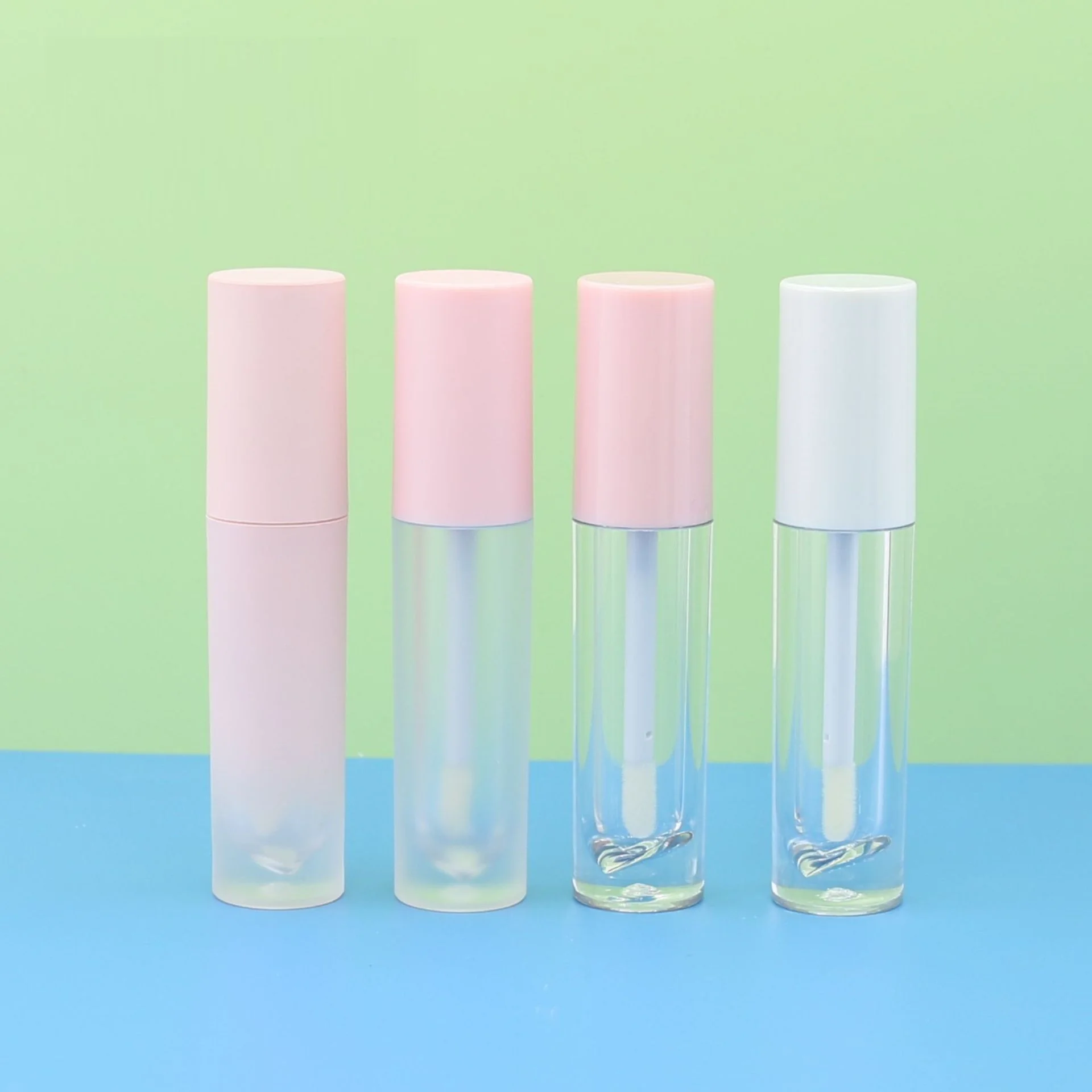 

3ml Empty Lipgloss Tubes Gradient Pink Mascara Mini Eyelashes ABS Eyeliner Revitalash LIP liPSTICK Containers