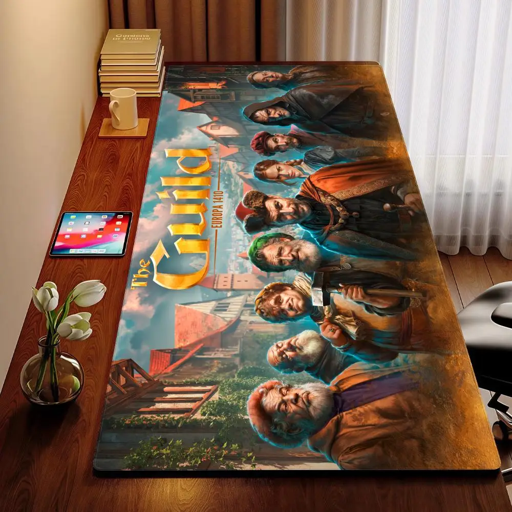 

Коврик для мыши Guild Europe 1410, XXL, компьютерные аксессуары, большая клавиатура, коврик для ноутбука, стол, новый продукт, геймерские игры