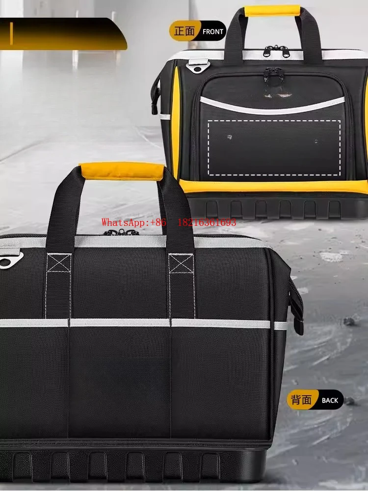 Limited Offer Tool Kit Durable Special Portable Storage For Electricians Repair Canvas Tool Bag