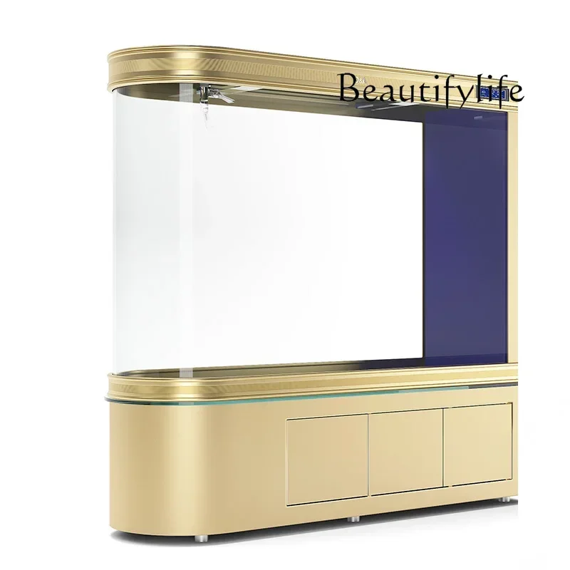 

a Nordic design living room partition screen medium ecological side filter home smart aquarium