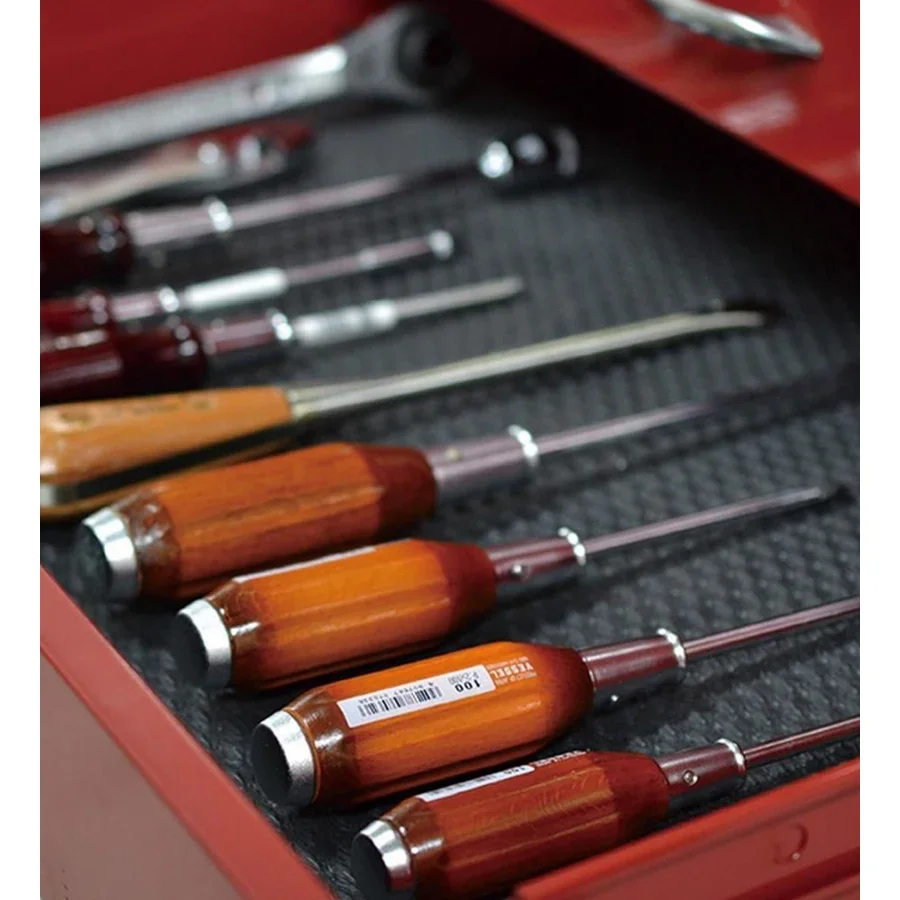 

Отвертка VESSEL с деревянной ручкой, подходящая для крестообразных и шлицевых винтов Мощная отвертка для магнитного проникновения No 100