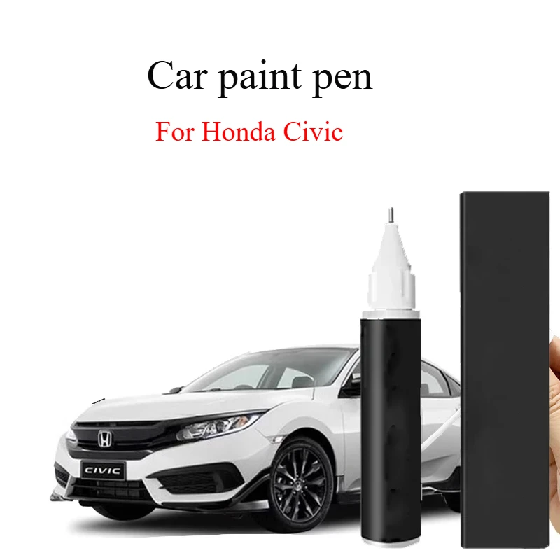 For Honda Civic Paint Pen Jingyao White Dark Gold Blue Dazzling Blue Rally Red Pearl White