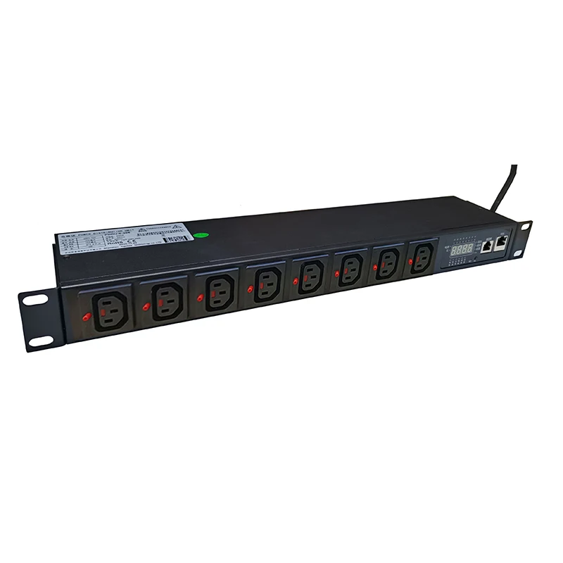 485 Modbus-RTU Jack On-off Controllo Tensione Corrente Consumo energetico Raccolta alimentazione Rack Smart PDU19 pollici