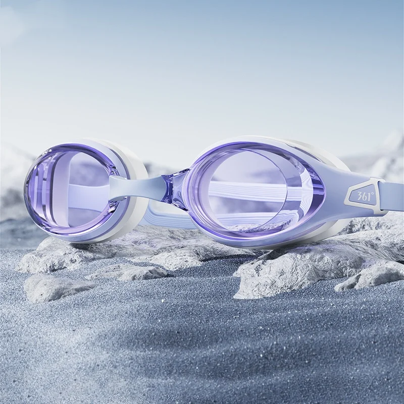 مكافحة الضباب مقاوم للماء قابل للتعديل سيليكون الرياضة قصر النظر نظارات السباحة UV درع الشاطئ تصفح السباحة نظارات قصر النظر الاستحمام نظارات #4