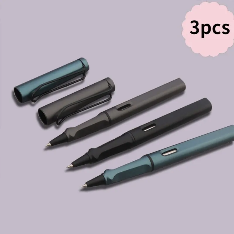 3pcs New High Quality Rolle Ball Pen Plastic Posture Correction Stationery Office School Supplies Point Pens