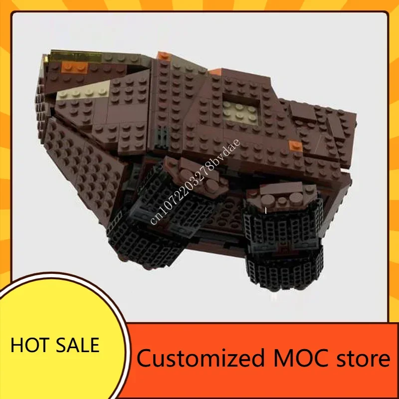 828PCSMOC Serie di battaglie spaziale Jawa Sandcrawler Puzzle Creativo DIYA Assemblaggio Compleanno Giocattoli di Natale Regali per bambini per bambini Età
