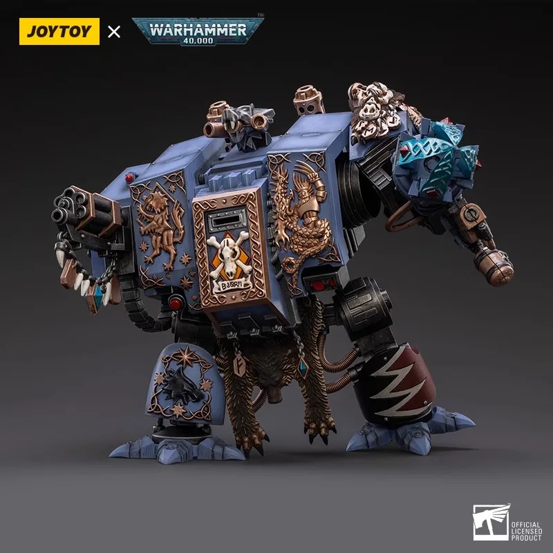 [Przedsprzedaż]JOYTOY Warhammer 40K figurka Space Wolves Bjorn The Fell-Handed figurki Anime wspólne ruchome kolekcja modeli zabawka