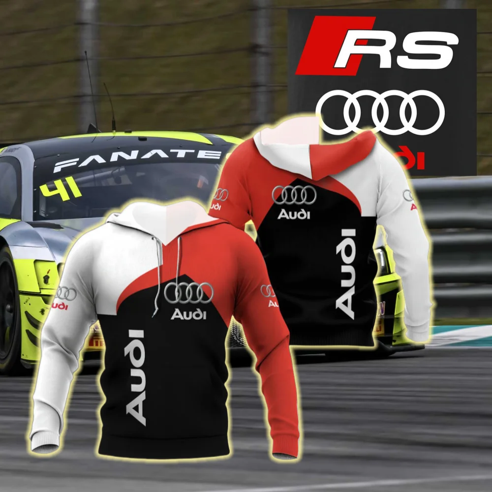 

2025 Audi SQ8 Adult Autumn and Winter Hoodie 3D Digital Printing Fashion Popular Street Personality Shopping Adult Hoodie MOTO