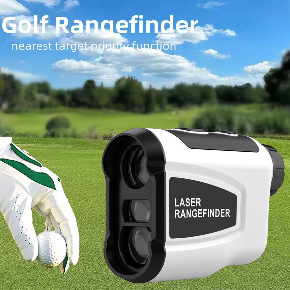 

Golf Rangefinder Handheld Portable Golf Rangefinder Hunting Rangefinder、Ballistic Compensation6x Optical Zoom Distance