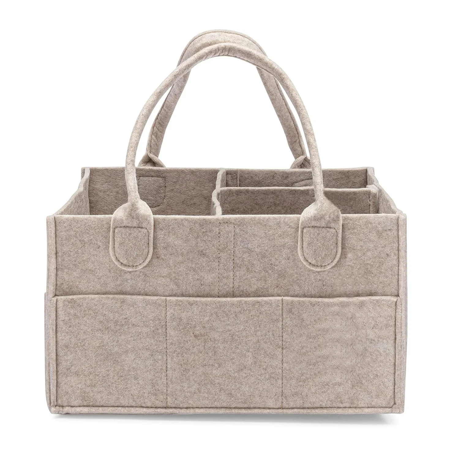 

Diaper Caddy - Nursery Storage Bin and Car Organizer for Diapers and Baby Wipes